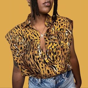 Tiger Print Crop Top ✨